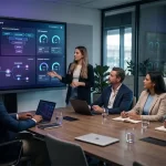 Ecosistema de inteligencia artificial para empresas conectando automatización de marketing y ventas por Neuro Media